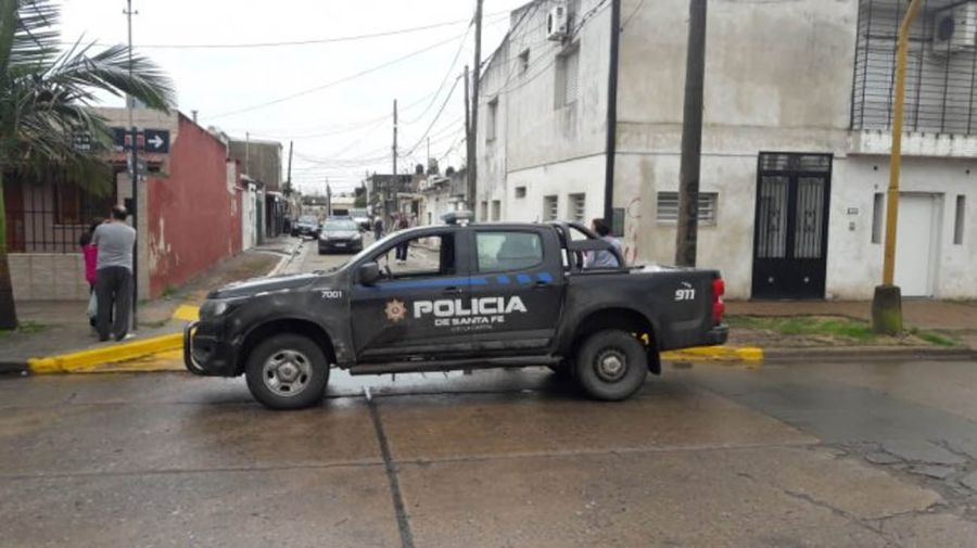 El incidente ocurrió en el barrio Guadalupe Oeste. Foto: Gentileza Diario UNO Santa Fe.