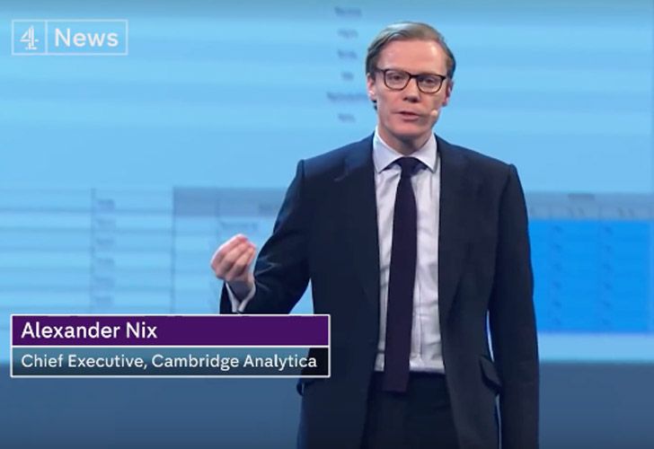 Alexander Nix, el CEO de Cambridge Analytica, la empresa en el centro de la controversia de Facebook