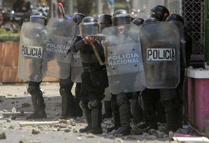 Hubo violentas protestas en Nicaragua.