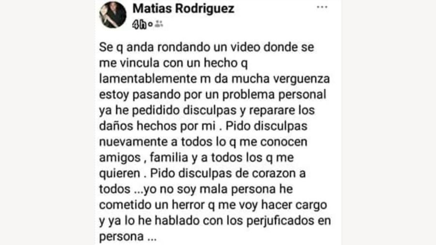 Matías Rodríguez en Twitter