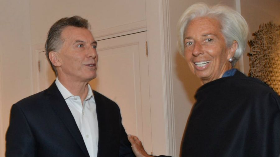 Christine Lagarde cenó con Mauricio Macri en la Quinta de Olivos.