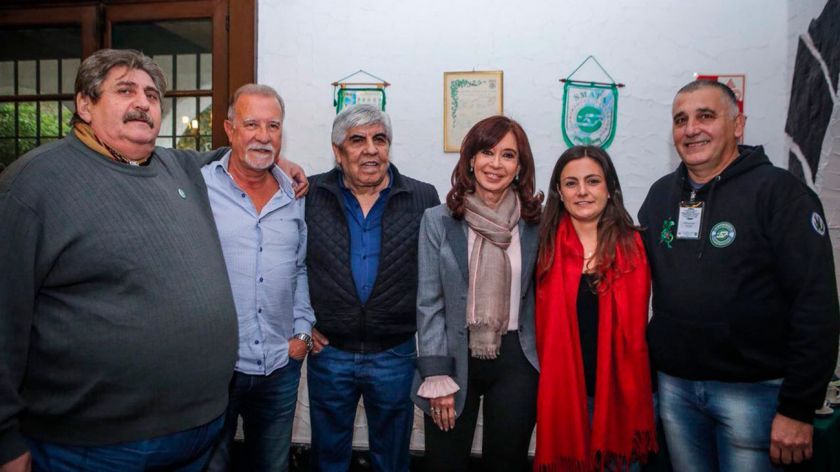 Cristina Kirchner y Hugo Moyano