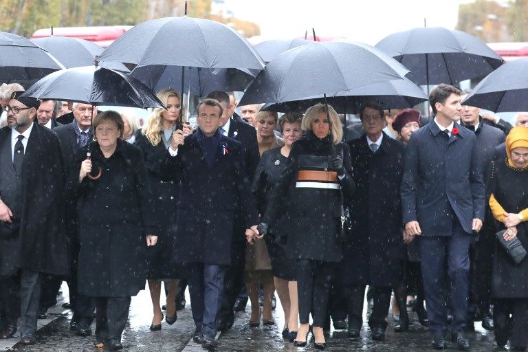 En París y Londres, líderes europeos conmemoraron el centenario del fin de la Gran Guerra