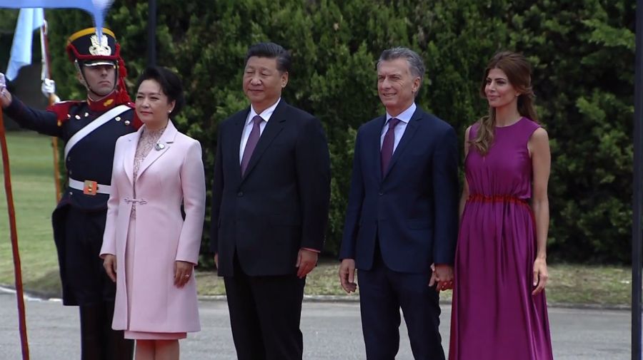 Macri recibió al presidente chino Xi Jinping.