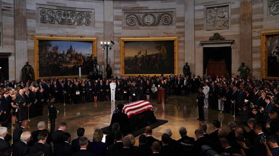 preparativos funeral george bush