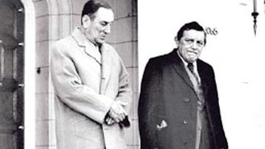 Perón y José Ber Gelbard, su ministro de Economía en 1974
