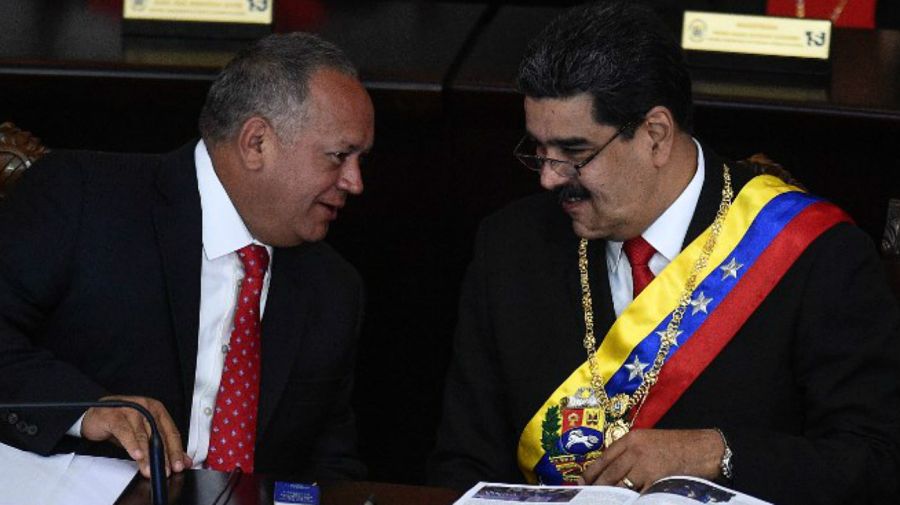 Maduro y Cabello, este jueves en el Tribunal Supremo venezolano.