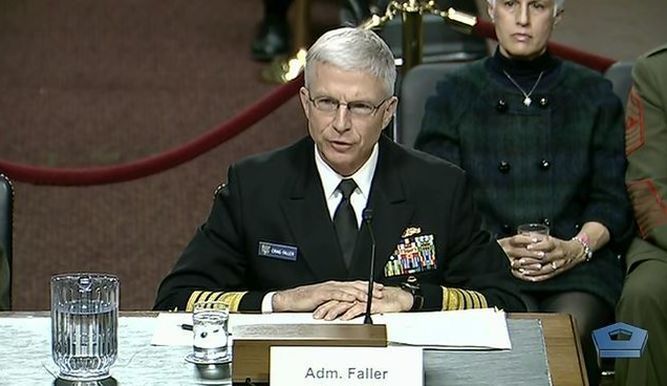 Jefe del Comando Sur de Estados Unidos, almirante Craig Faller.