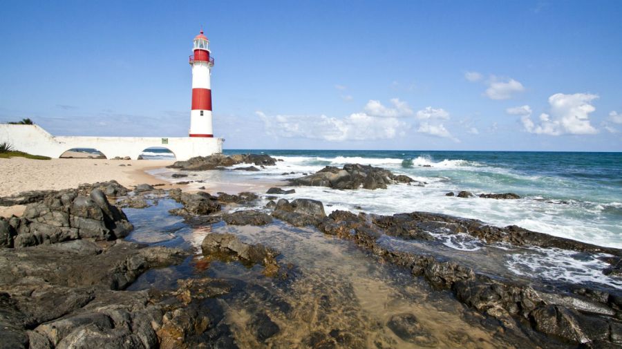 La zona del Faro de Salvador de Bahía, un paisaje idílico y peligroso.