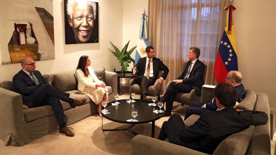 El líder opositor venezolano, Juan Guaidó, visitó la Argentina.