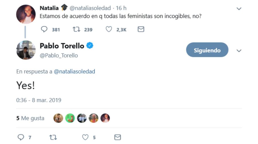 El inoportuno tuit del diputado macrista Pablo Torello.