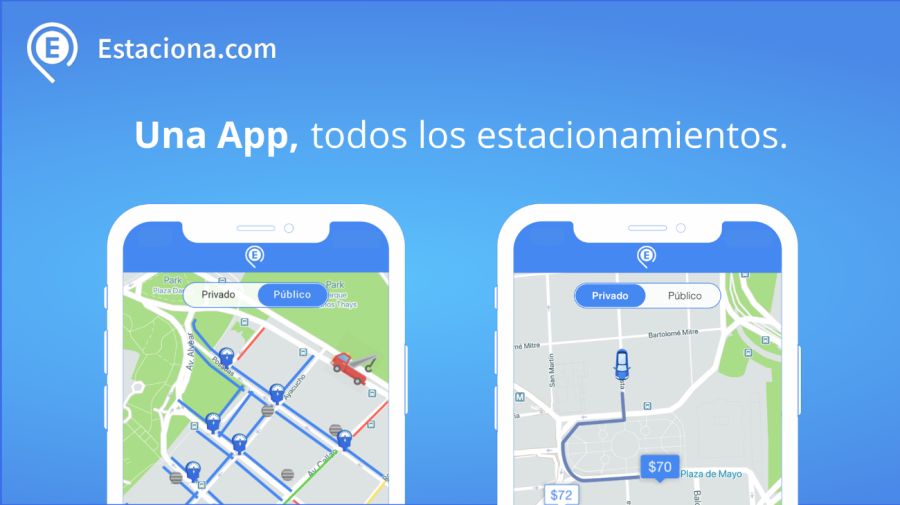 La aplicacion Estaciona.com está disponible para Android o iOS. 