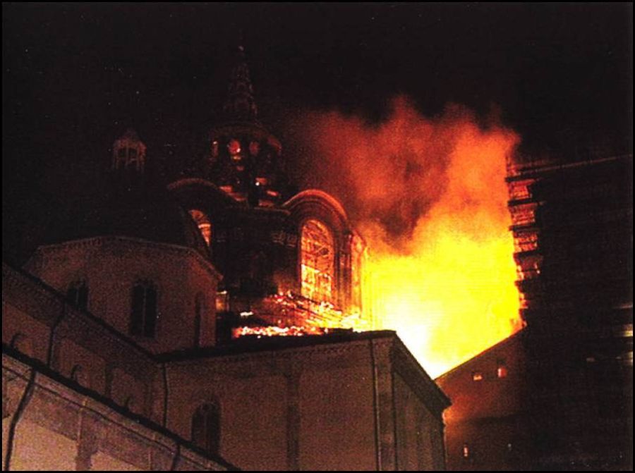 Incendios en catedrales del mundo.