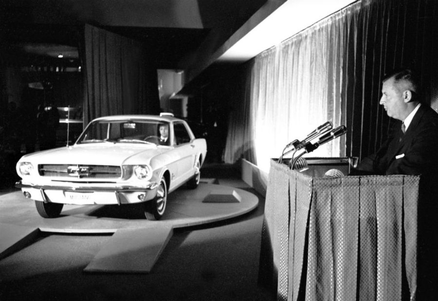 Presentación del Ford Mustang en el Salón del Automóvil de Nueva York