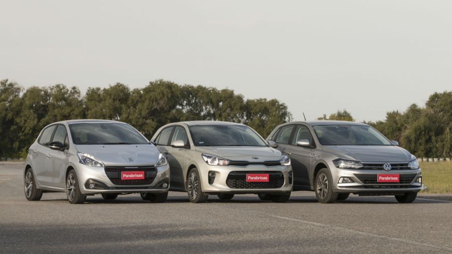 Triple comparativo: Peugeot 208, Kia Rio y Volkswagen Polo