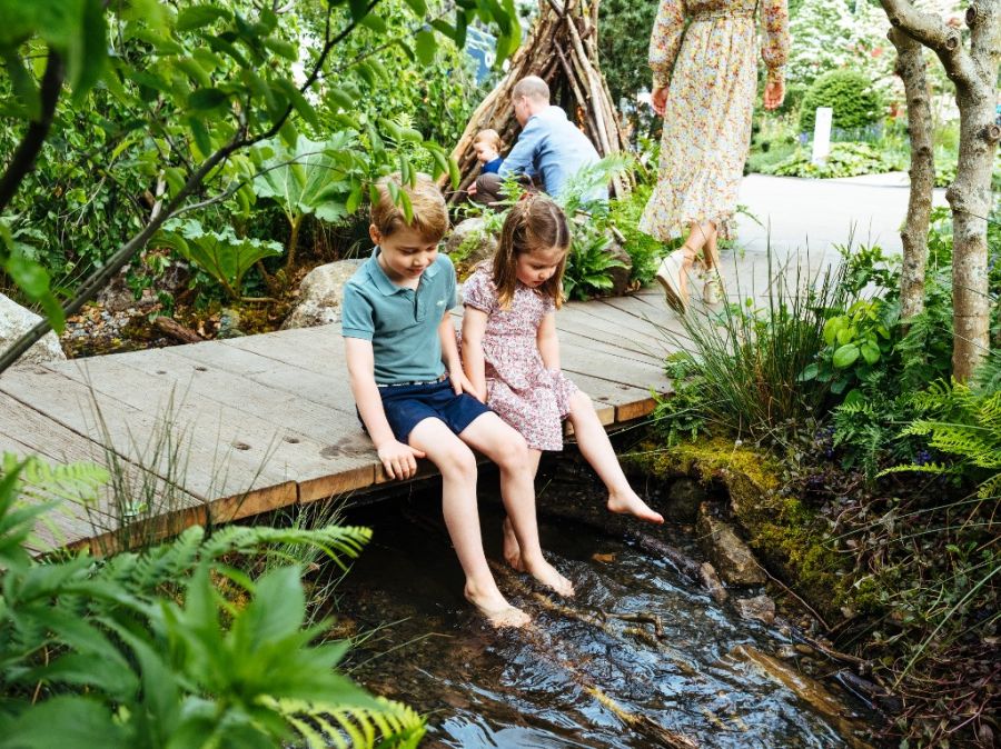 Las fotos más tiernas de Kate Middleton, el príncipe William y sus hijos disfrutando de la naturaleza