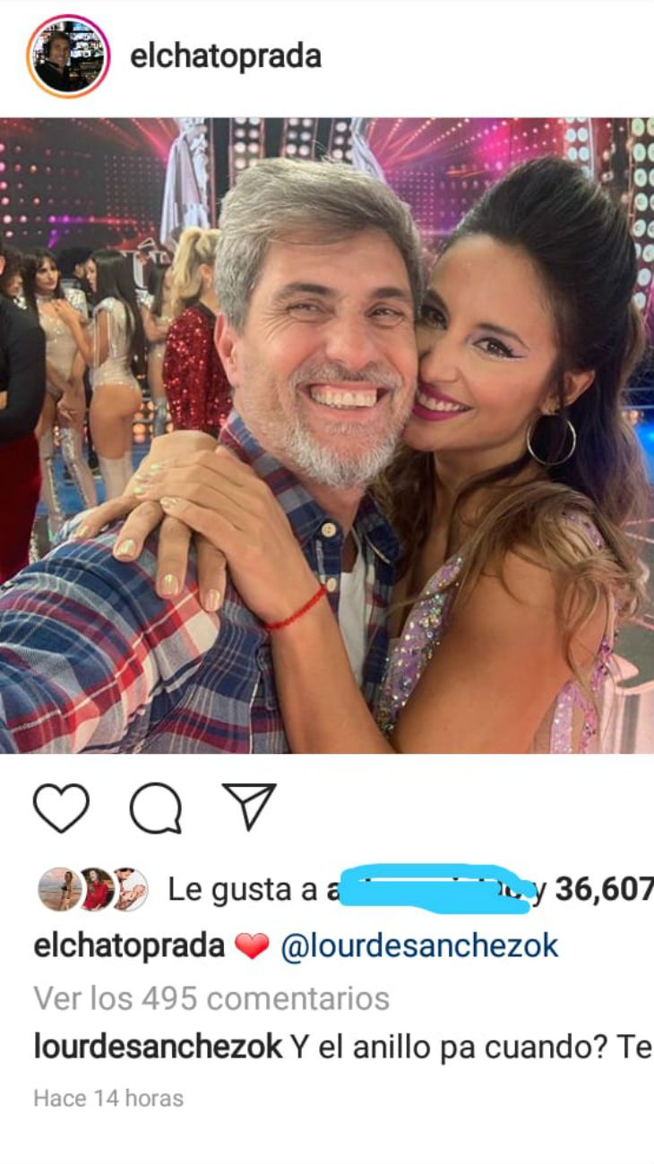 Lourdes Sánchez apuró al Chato Prada 