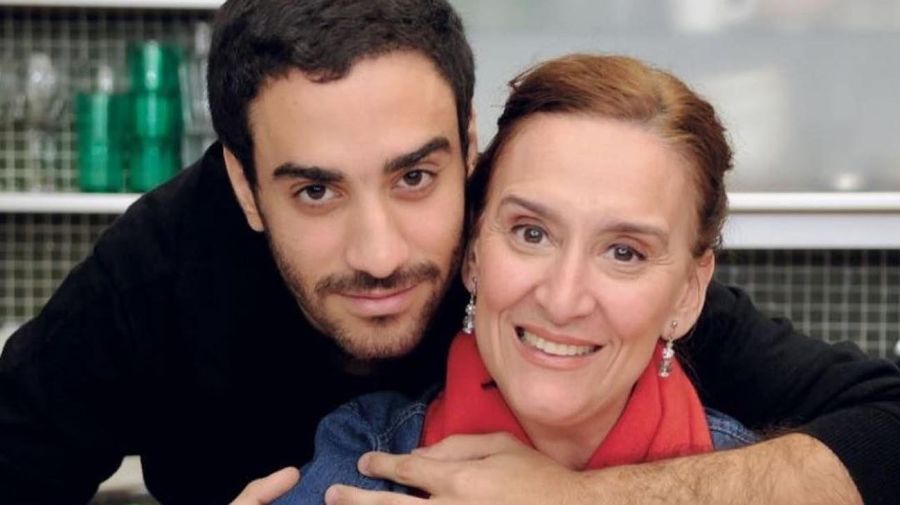 Gabriela Michetti y su hijo Lautaro Cura. Foto: Instagram.