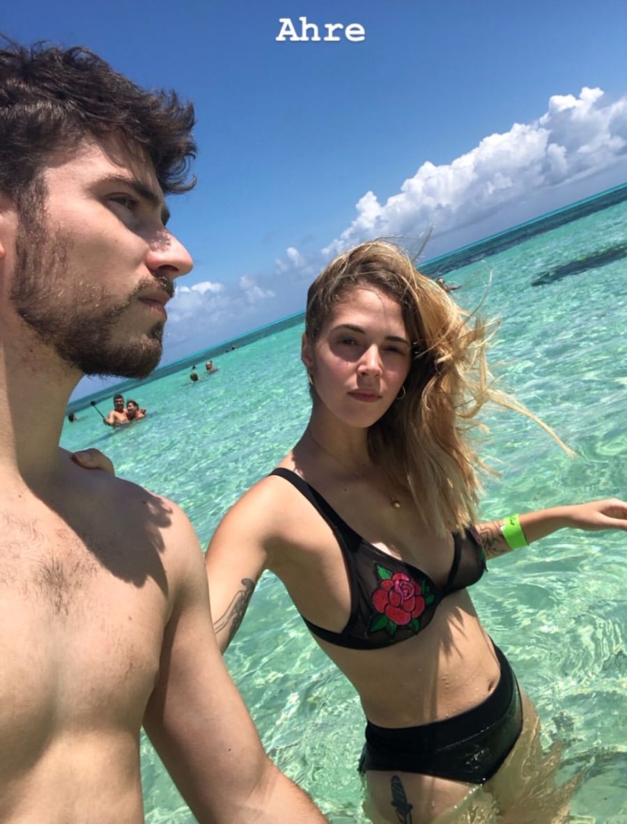 The heavenly holidays of Albert Baró and his girlfriend in Cozumel