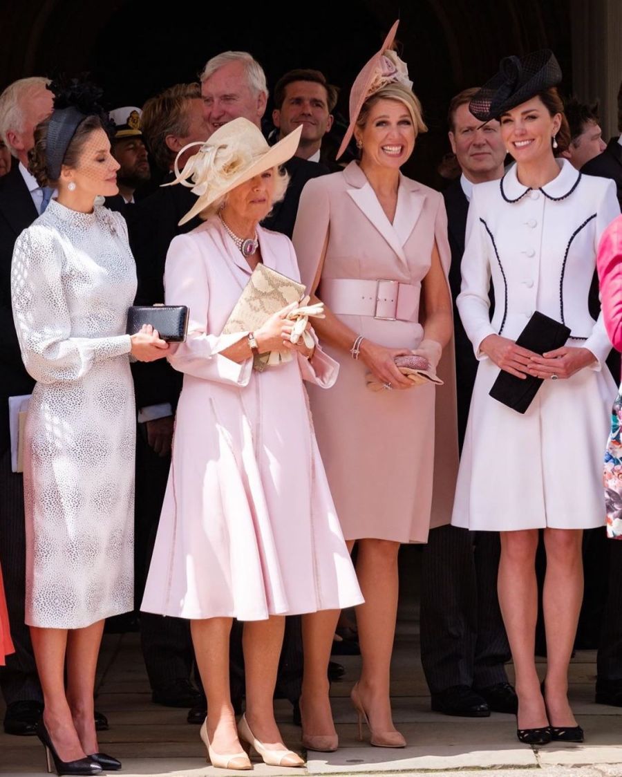 Máxima de Holanda, Letizia de España y Kate Middleton, juntas en Garter Day.