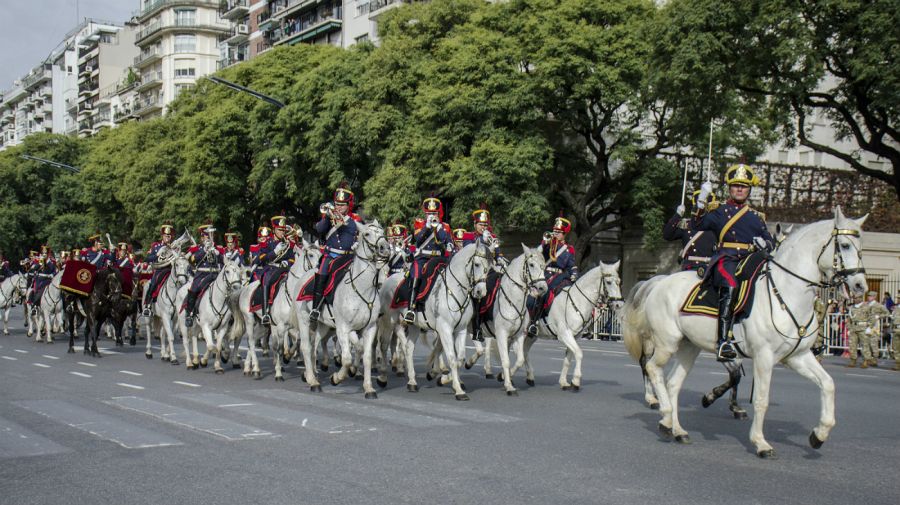 Desfile militar del 9 de Julio.