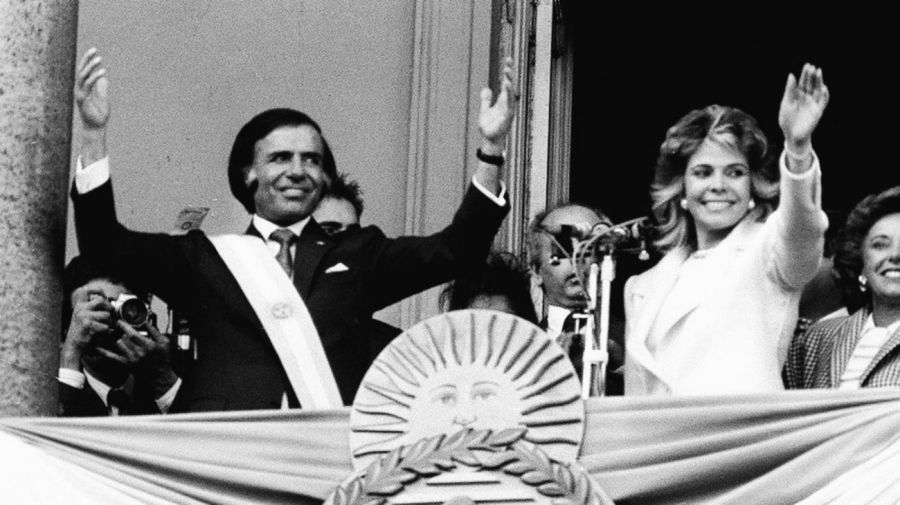8 de julio de 1989: Carlos Menem asume la presidencia