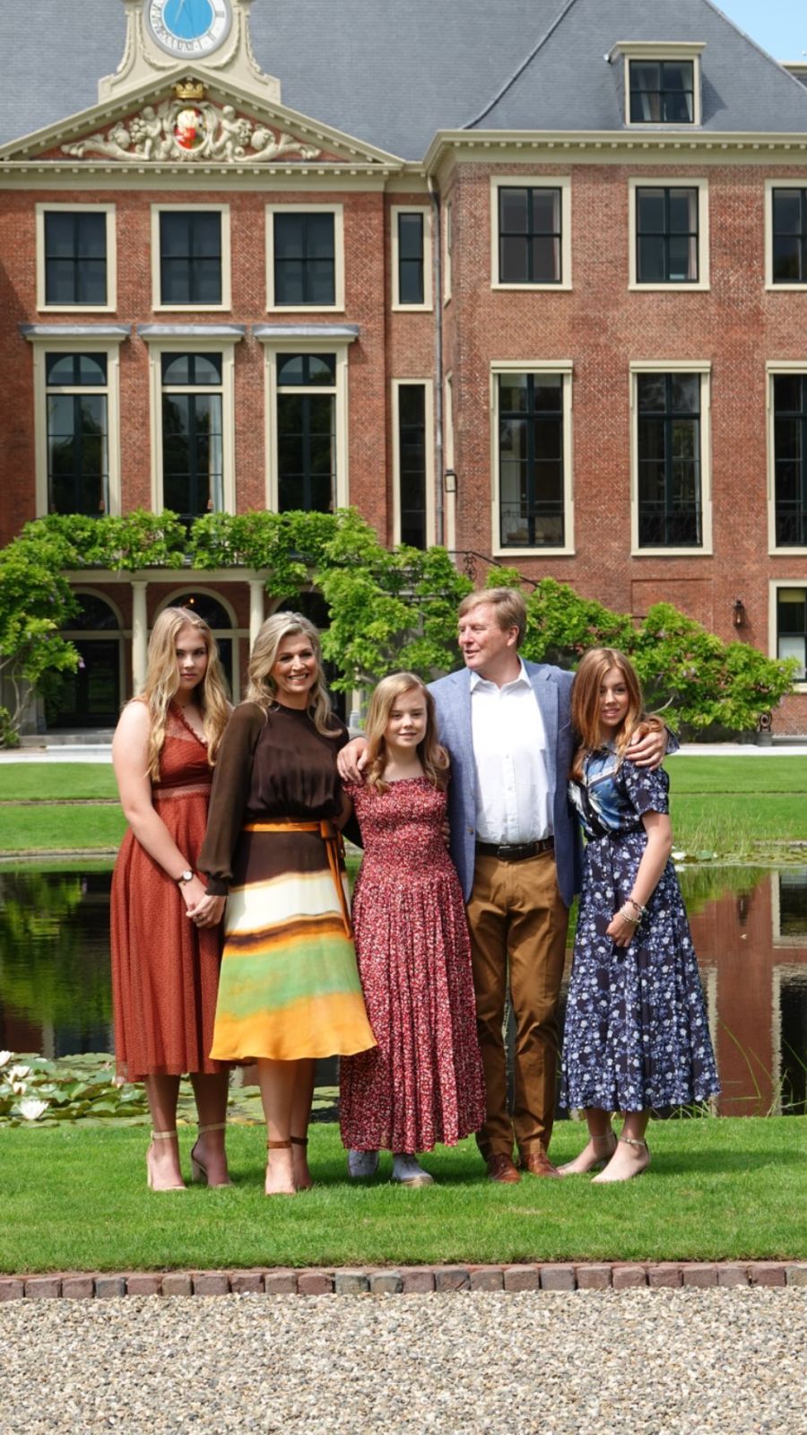 Máxima de Holanda y su familia