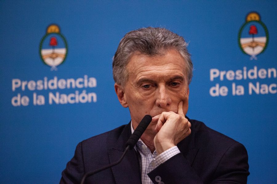 President Macri Holds Press Conference After Landslide Primary Defeat 