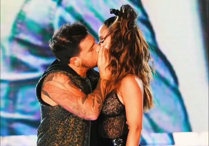 El beso entre Lourdes Sánchez y Fede Bal que generó polémica en el Bailando