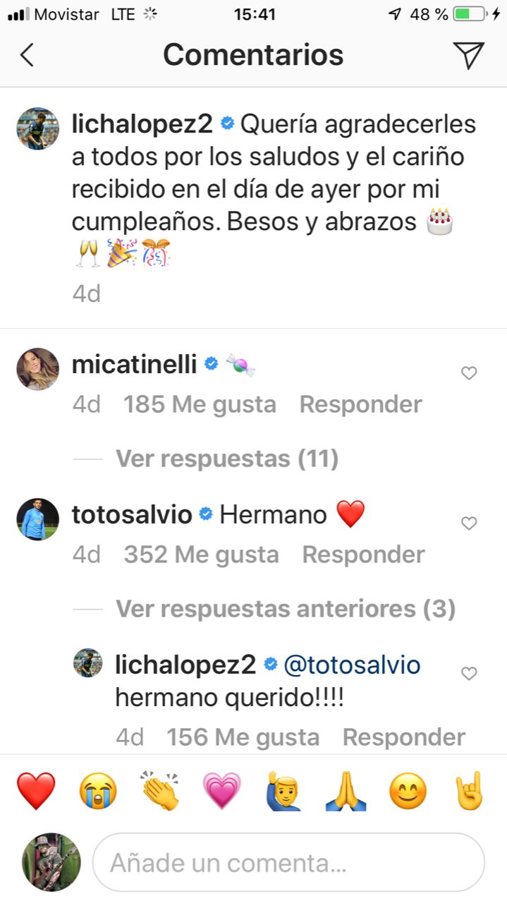 Mica Tinelli cada vez más cerca del futbolista de Boca, Lisandro López