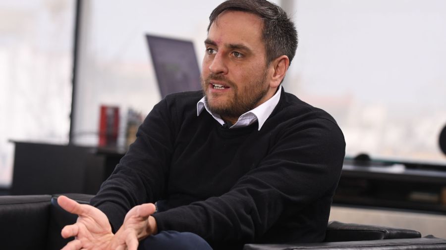 Juan Cabandié, en la entrevista con Jorge Fontevecchia.
