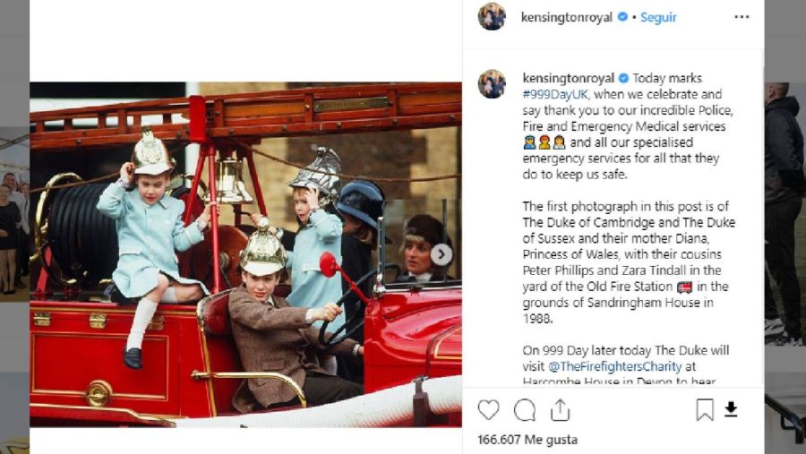 El príncipe William compartió una foto inédita de Lady Di que se hizo viral