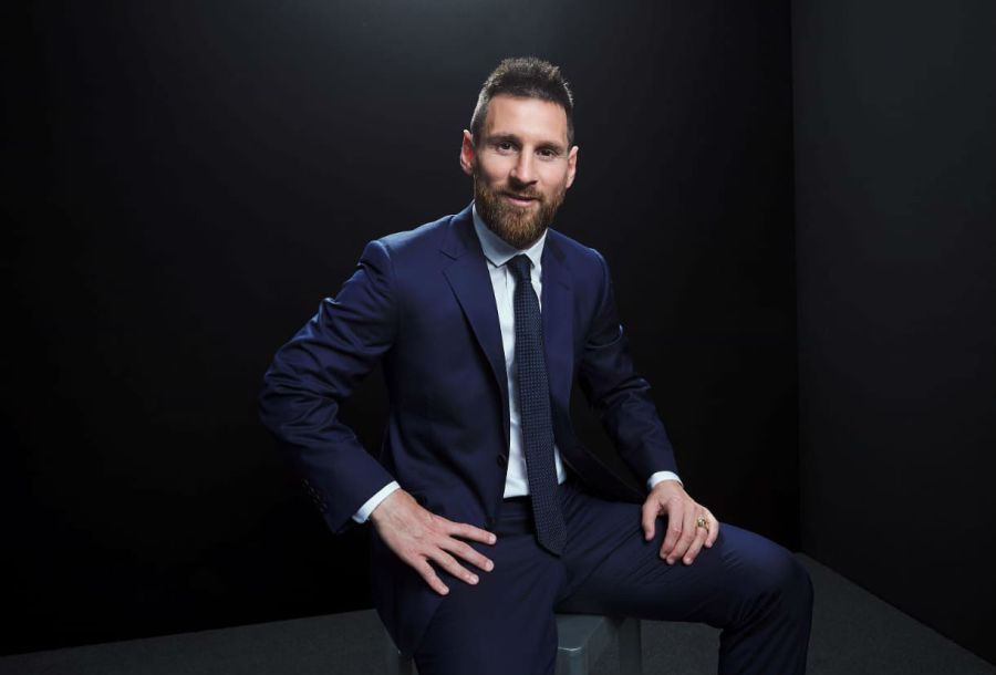 Leo Messi y Anto Roccuzzo en los The Best FIFA Awards 