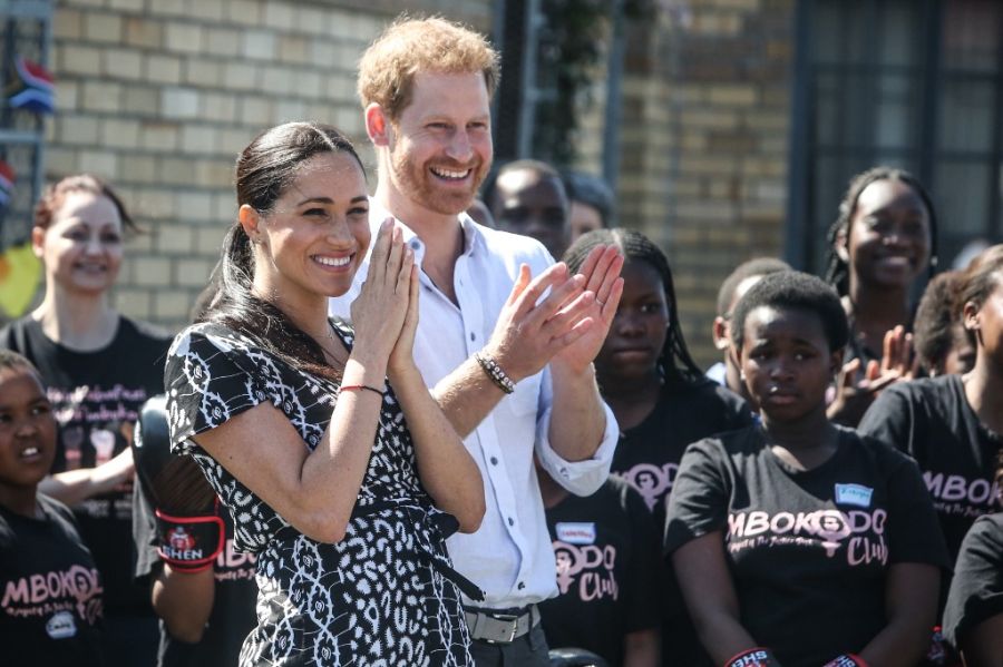 El príncipe Harry en Sudáfrica con Meghan, duquesa de Sussex