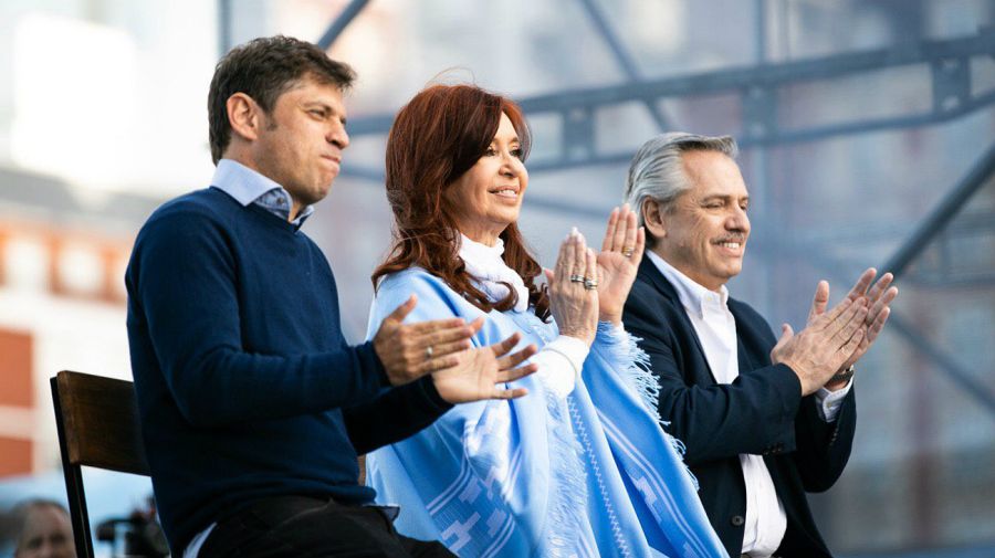 Cierre de campaña del Frente de Todos en Mar del Plata.