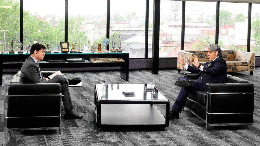 Marco Enríquez-Ominami, en la entrevista con Jorge Fontevcchia.