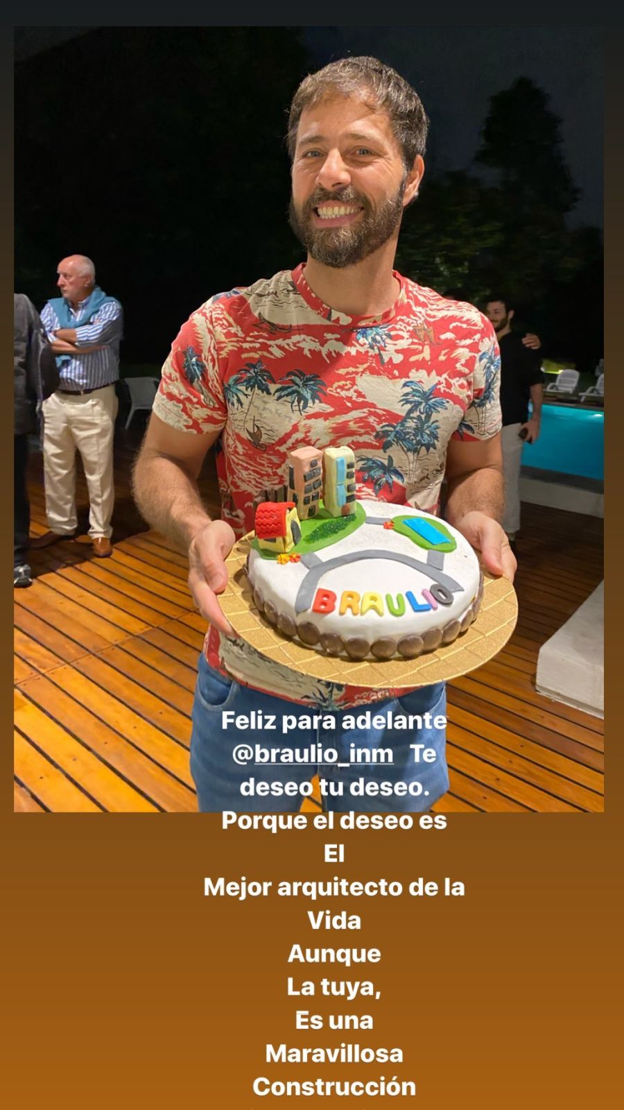 El romántico mensaje de Luis Novaresio a Braulio en el día de su cumpleaños