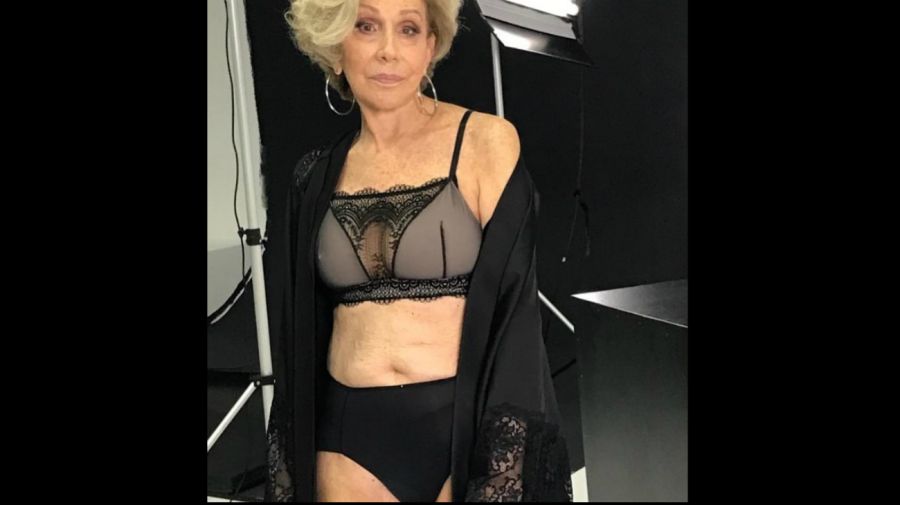 Helena Schargel, modelo de lencería de 80 años, Brasil