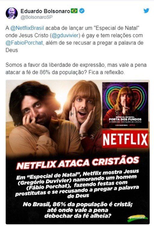 Una serie de Netflix propone a un “Jesús gay” y desató una fuerte polémica en Brasil