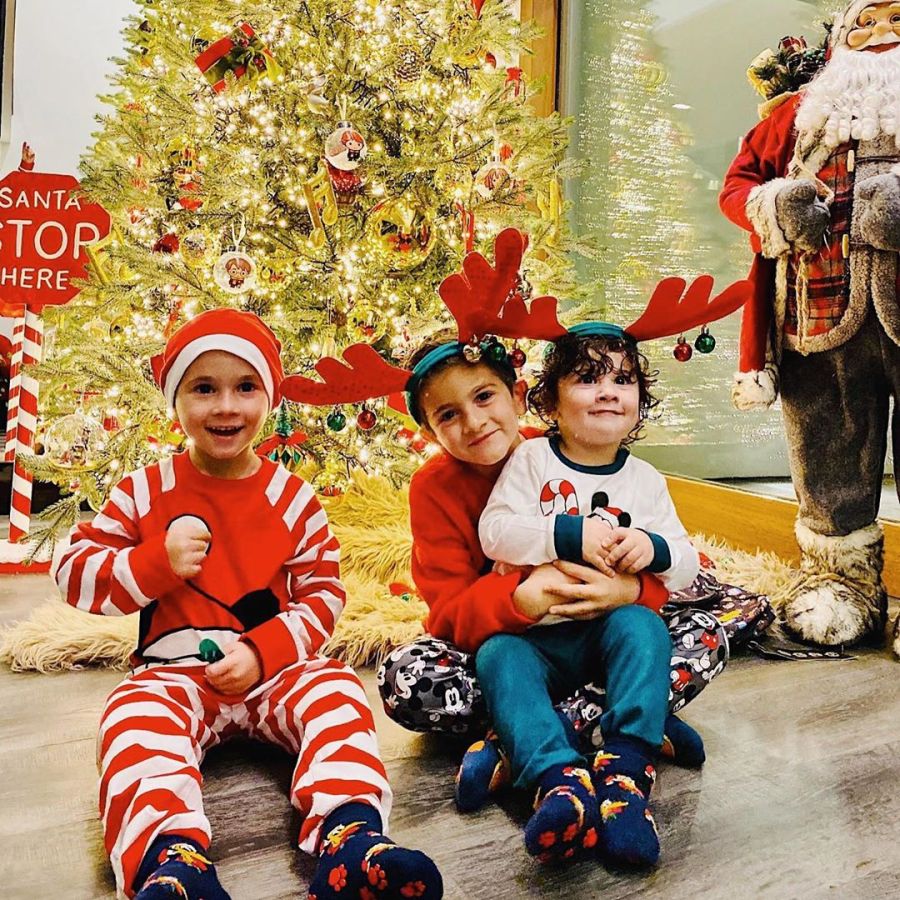 Familia Messi en Navidad