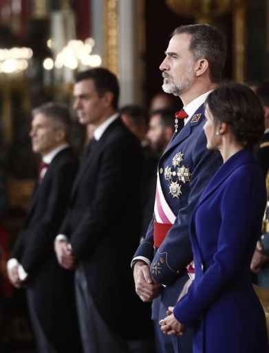 El maravilloso vestido azul de la reina Letizia del que habla el mundo