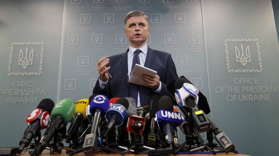 El ministro de Relaciones Exteriores ucraniano Vadym Prystaiko.