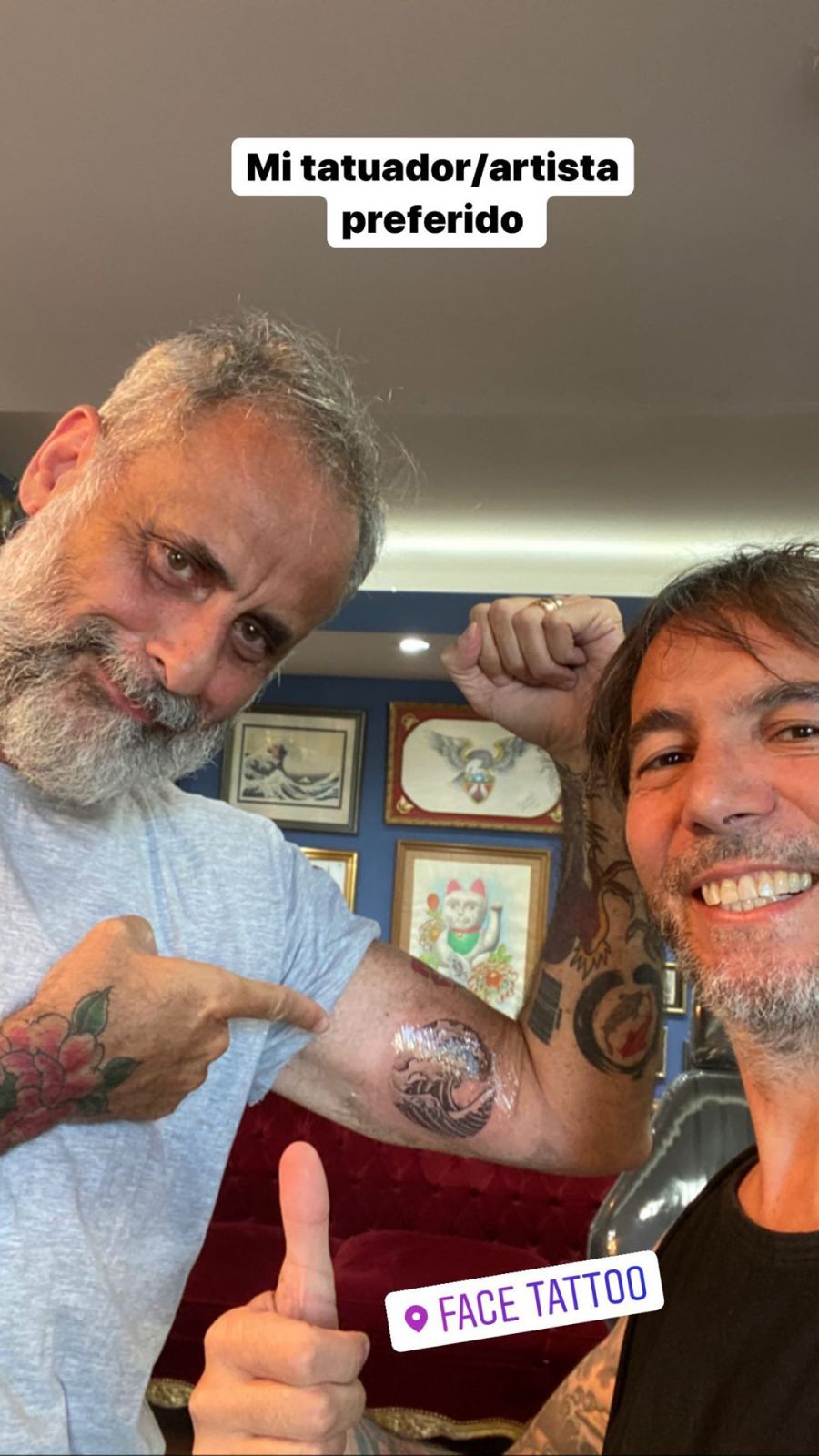 El nuevo tatuaje de Jorge Rial que puede enfurecer a Morena