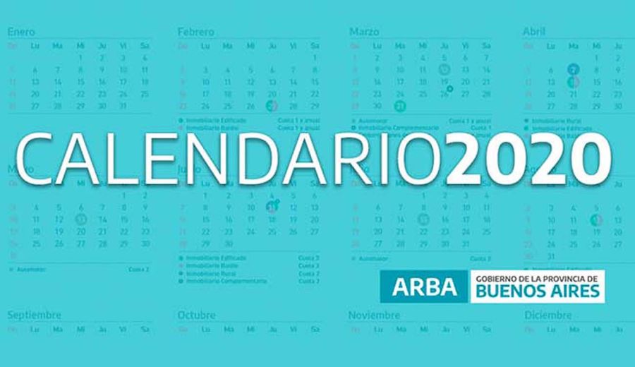 Calendario ARBA 2020