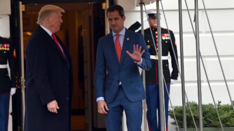 Donald Trump recibió a Juan Guaidó en la Casa Blanca.