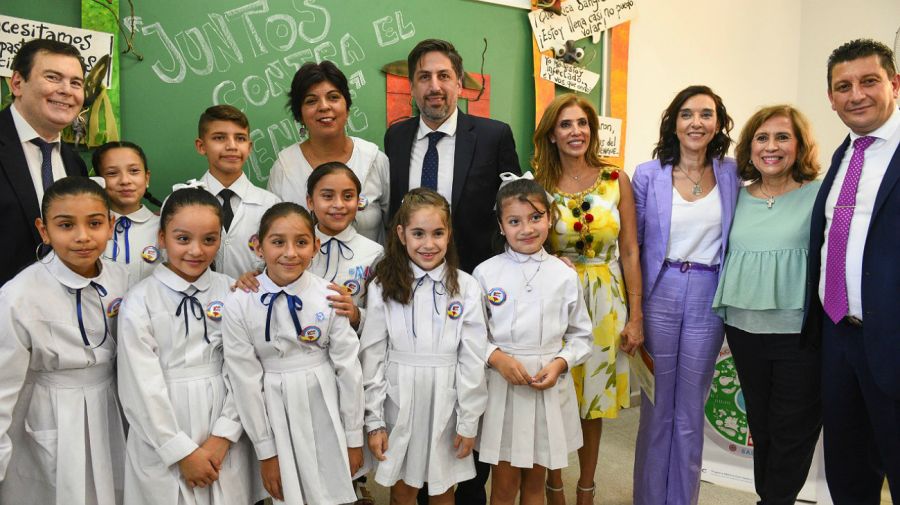El ministro de Educación de la Nación, Nicolás Trotta, durante un acto de inauguración del ciclo lectivo.