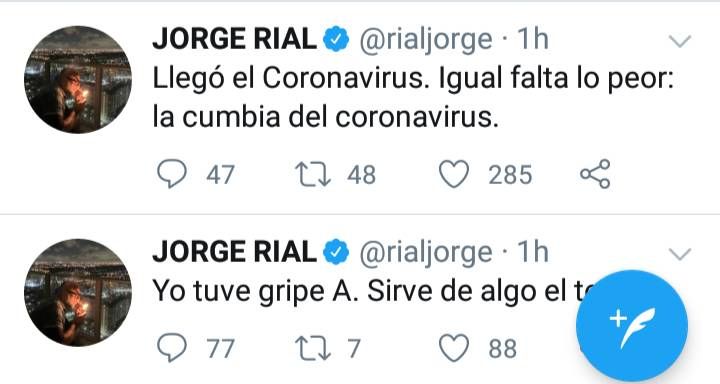 Coronavirus en Argentina: los irónicos comentarios de Rial tras la confirmación del primer caso 