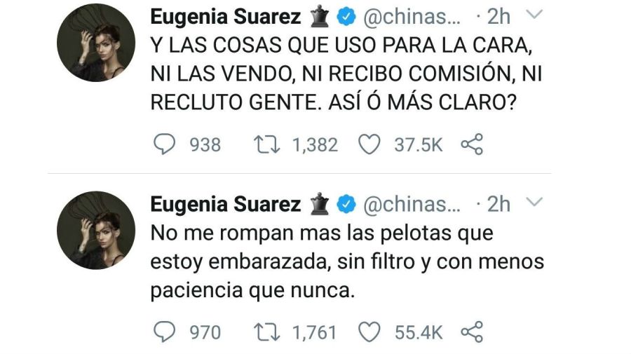 China Suárez respuesta a Cinthia Fernández