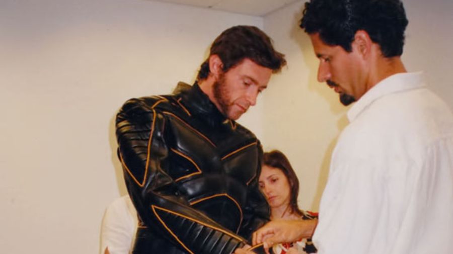 José Fernández con Hugh Jackman en X-men