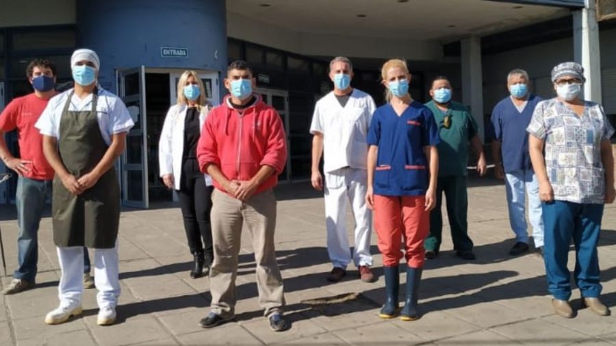 Trabajadores del Hospital San Roque